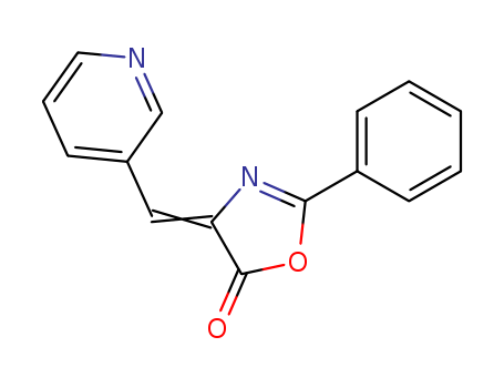 5(4H)-Oxazolone, 2-phenyl-4-(3-pyridinylmethylene)-