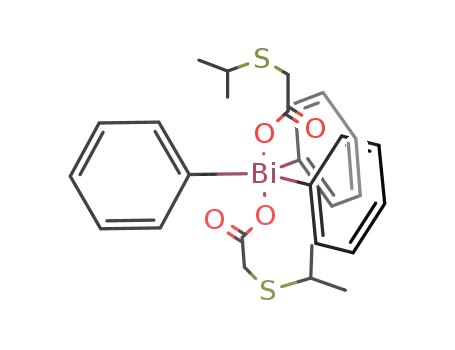 Ph<sub>3</sub>Bi(OOCCH<sub>2</sub>S(i-C<sub>3</sub>H<sub>7</sub>))2