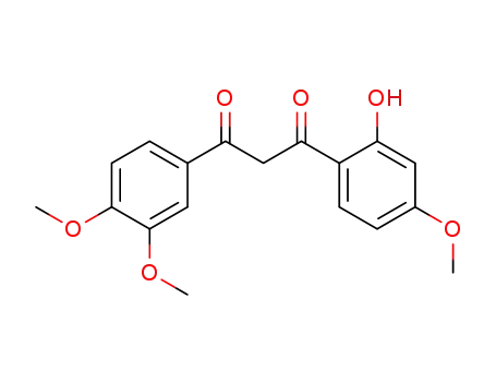 1-(3,4-dimethoxy-phenyl)-3-(2-hydroxy-4-methoxy-phenyl)-propane-1,3-dione