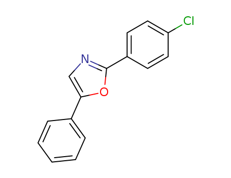 Oxazole,2-(4-chlorophenyl)-5-phenyl- cas  24285-73-2