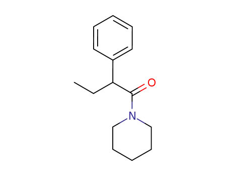 Molecular Structure of 5453-68-9 (2-phenyl-1-(piperidin-1-yl)butan-1-one)