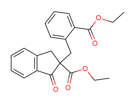 2-ethoxycarbonyl-2-(2-(ethoxycarbonyl)phenylmethyl)-1-indanone