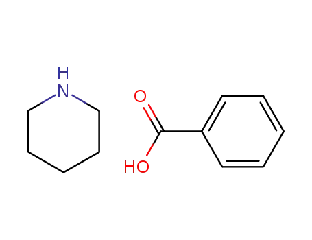 Molecular Structure of 5285-31-4 (Piperidinium benzoate)