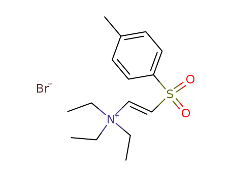 <β-(p-Tolylsulfonyl)vinyl>triethylamomonium bromide