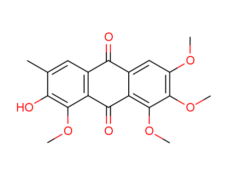 2-Hydroxy-1,6,7,8-tetramethoxy-3-methylanthracene-9,10-dione