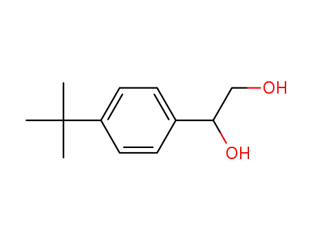 Molecular Structure of 1044695-85-3 (1-[4-(tert-butyl)phenyl]ethane-1,2-diol)
