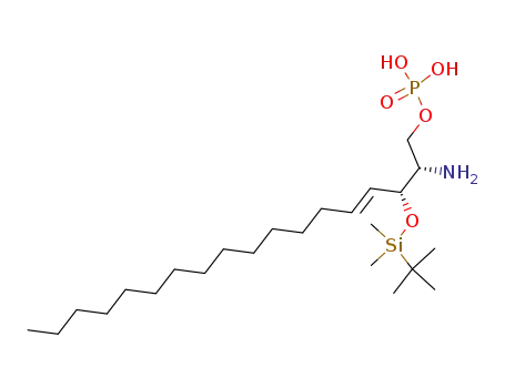 <(2S,3R,4E)-2-amino-3-(tert-butyldimethylsilyloxy)-4-octadecene-1-yl> dihydrogen phosphate
