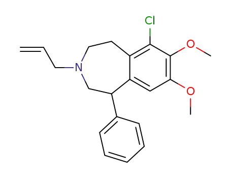 3-allyl-6-chloro-7,8-dimethoxy-1-phenyl-2,3,4,5-tetrahydro-1H-3-benzazepine