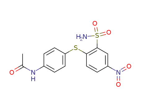 2-(4-acetylamino-phenylsulfanyl)-5-nitro-benzenesulfonic acid amide