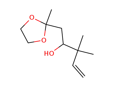 α-(1,1-dimethyl-2-propenyl)-2-methyl-1,3-dioxolane-2-ethanol