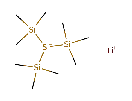 Molecular Structure of 4110-02-5 (tris(trimethylsilyl)silyllithium)