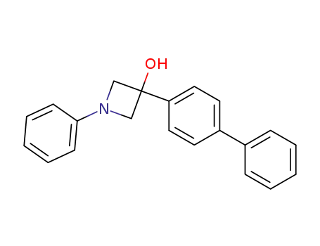 Molecular Structure of 62082-47-7 (3-Azetidinol, 3-[1,1'-biphenyl]-4-yl-1-phenyl-)