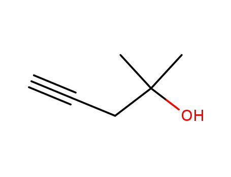 Molecular Structure of 590-37-4 (2-METHYLPENT-4-YN-2-OL)
