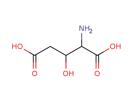 Molecular Structure of 533-62-0 (3-hydroxyglutamic acid)
