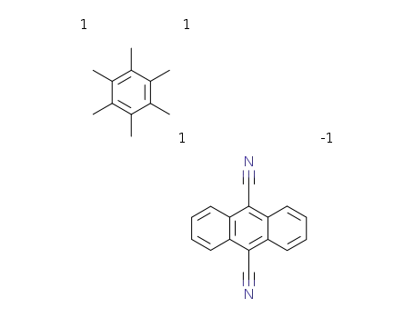 Anthracene-9,10-dicarbonitrile; compound with 1,2,3,4,5,6-hexamethyl-benzene