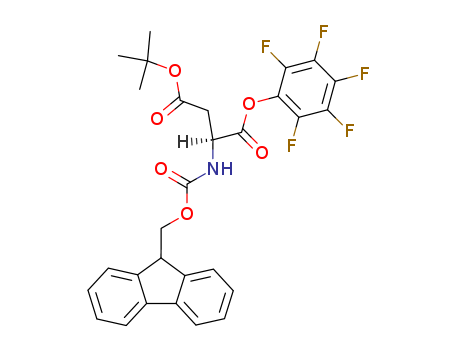 D-Aspartic acid,N-[(9H-fluoren-9-ylmethoxy)carbonyl]-, 4-(1,1-dimethylethyl)1-(pentafluorophenyl) ester (9CI)
