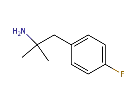 Molecular Structure of 1200-27-7 (1-(4-Fluorophenyl)-2-methyl-2-propylamine)