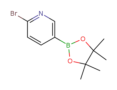 Molecular Structure of 214360-62-0 (2-BROMO-5-(4,4,5,5-TETRAMETHYL-1,3,2-DIOXABOROLAN-2-YL)PYRIDINE)
