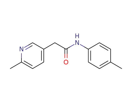 Molecular Structure of 1229621-59-3 (N-(4-methylphenyl)-2-(6-methylpyridin-3-yl)acetamide)