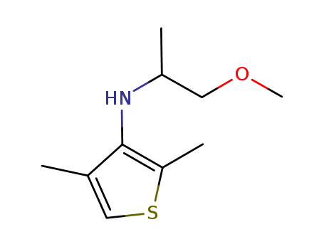 3-THIOPHENAMINE,N-(2-METHOXY-1-METHYLETHYL)-2,4-DIMETHYL-