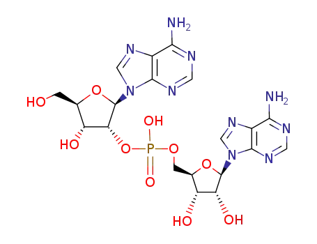 Molecular Structure of 2273-76-9 (Adenosine, adenylyl-(2'&reg;5')-)