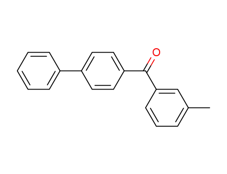 Molecular Structure of 86428-83-3 (Methanone, [1,1'-biphenyl]-4-yl(3-methylphenyl)-)