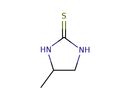 Molecular Structure of 2122-19-2 (4-METHYLIMIDAZOLIDINE-2-THIONE)