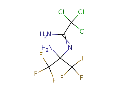 1,1,1-trifluoro-5,5,5-trichloro-2,4-diamino-2-trifluoromethyl-3-aza-2-pentene
