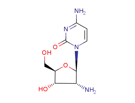 Molecular Structure of 26889-42-9 (2'-AMINO-D-CYTIDINE)