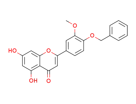 2-[4-(benzyloxy)-3-methoxyphenyl]-5,7-dihydroxy-4H-chromen-4-one