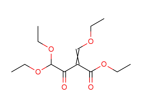 Molecular Structure of 40995-61-7 (Ethyl 4,4-diethoxy-2-(ethoxymethylene)-3-oxobutyrate)