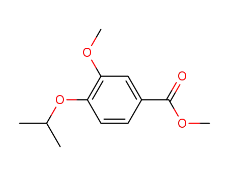 Molecular Structure of 3535-27-1 (4-ISOPROPOXY-3-METHOXYBENZOIC ACID METHYL ESTER)
