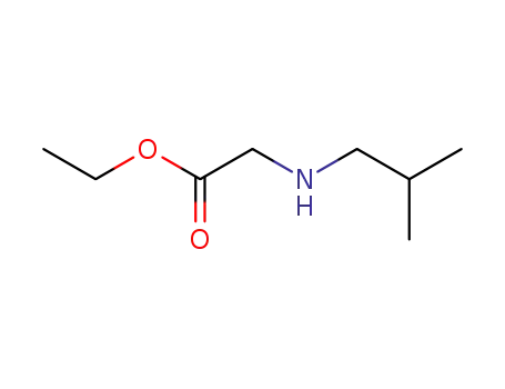 Molecular Structure of 3182-87-4 (Glycine, N-(2-methylpropyl)-, ethyl ester)