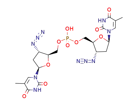 bis[[(2R,3R,5S)-3-azido-5-(5-methyl-2,4-dioxo-pyrimidin-1-yl)tetrahydrofuran-2-yl]methyl] hydrogen phosphate