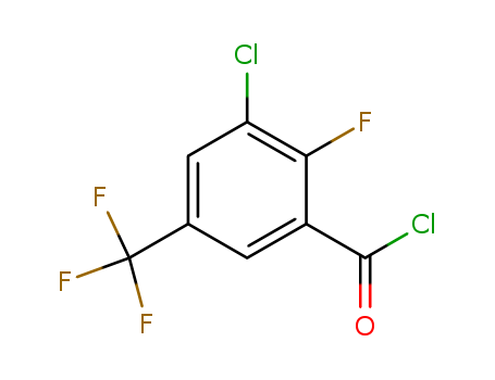 3-CHLORO-2-FLUORO-5-(TRIFLUOROMETHYL)BENZOYL CHLORIDE