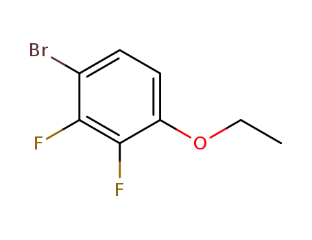 Molecular Structure of 156573-09-0 (1-Bromo-4-ethoxy-2,3-difluorobenzene)