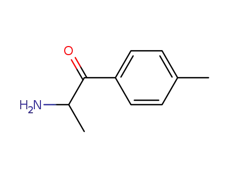 Molecular Structure of 31952-47-3 (1-Propanone,  2-amino-1-(4-methylphenyl)-)