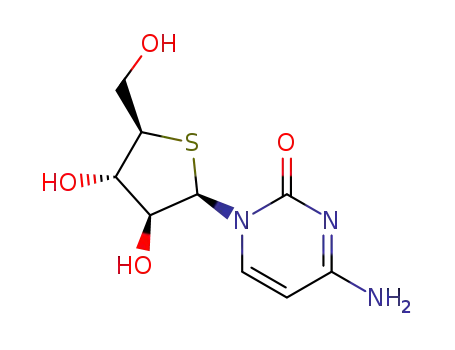 Molecular Structure of 26599-17-7 (THIARABINE)