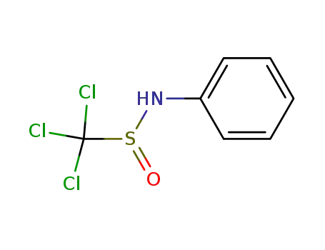 Molecular Structure of 42521-52-8 (Trichlormethansulfinsaeureanilid)