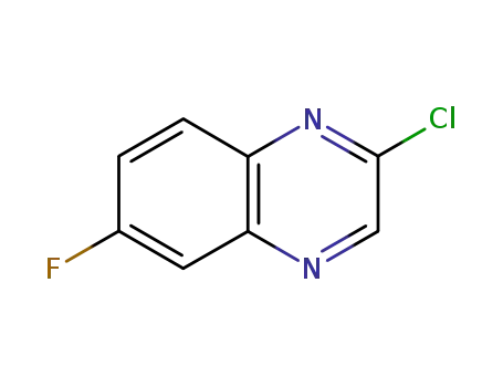 Molecular Structure of 55687-33-7 (2-CHLORO-6-FLUOROQUINOXALINE)
