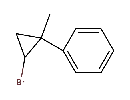 Molecular Structure of 55091-64-0 (Benzene, (2-bromo-1-methylcyclopropyl)-)