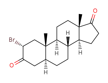 2α-bromo-5α-androstane-3,17-dione