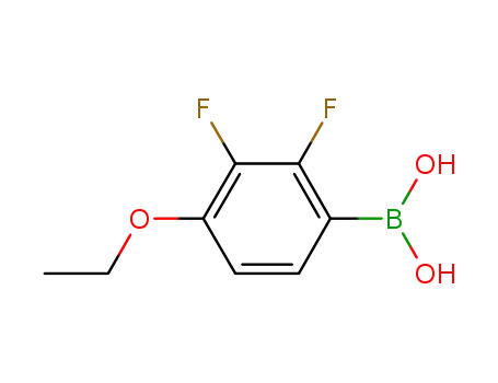 Molecular Structure of 212386-71-5 (2,3-Difluoro-4-ethoxybenzeneboronic acid)