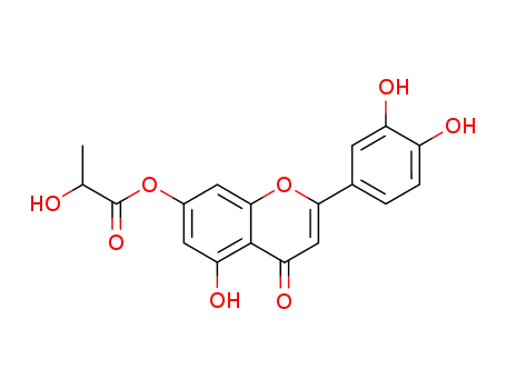 Molecular Structure of 126394-95-4 (7-O-lactoyl-luteolin)
