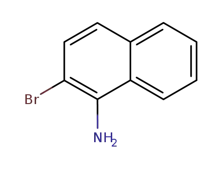Molecular Structure of 771-14-2 (1-Amino-2-bromonaphthalene)