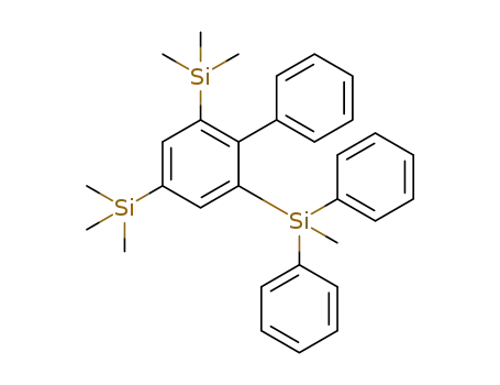 1-methyl(diphenyl)silyl-2-phenyl-3,5-bis(trimethylsilyl)benzene