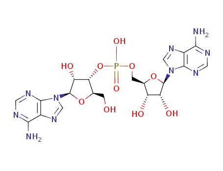 Molecular Structure of 2391-46-0 (ADENYLYL(3'-5')ADENOSINE)