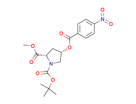 (2S,4S)-1-tert-Butyl 2-methyl 4-((4-nitrobenzoyl)-oxy)pyrrolidine-1,2-dicarboxylate