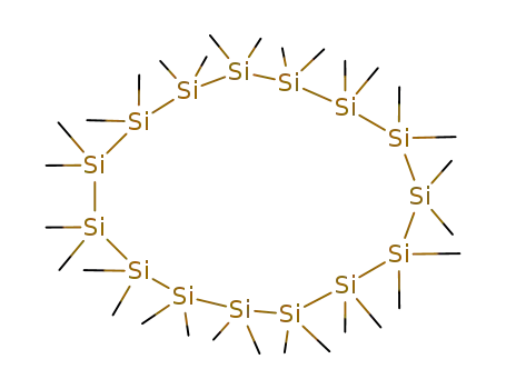 Molecular Structure of 72059-98-4 (1,1,2,2,3,3,4,4,5,5,6,6,7,7,8,8,9,9,10,10,11,11,12,12,13,13,14,14,15,15-Triacontamethyl-1,2,3,4,5,6,7,8,9,10,11,12,13,14,15-pentadecasila-cyclopentadecane)