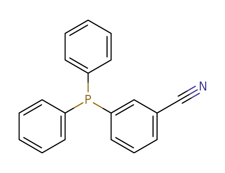 Molecular Structure of 14378-89-3 (Benzonitrile, 3-(diphenylphosphino)-)